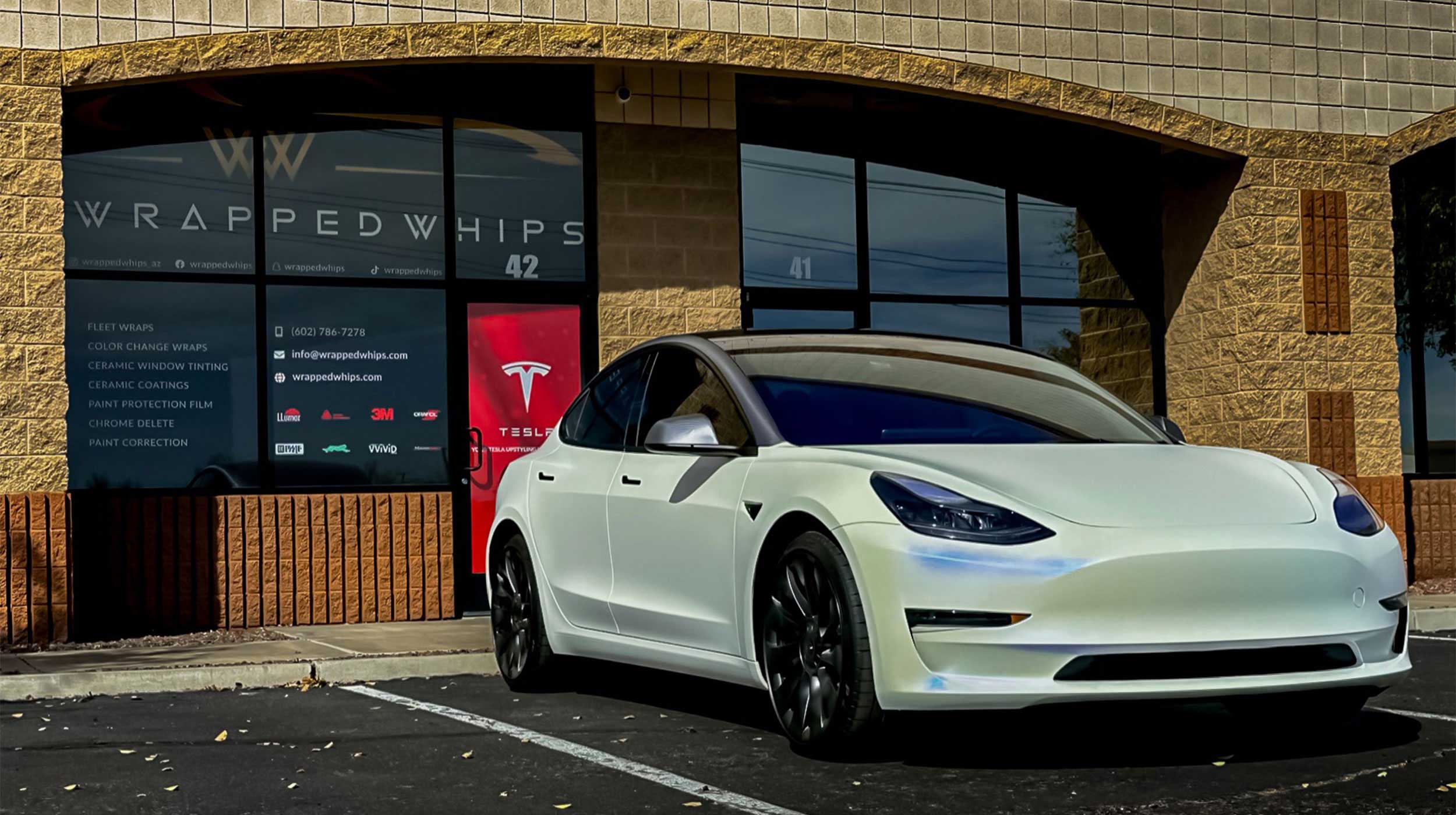 Tesla Model 3 with window tint